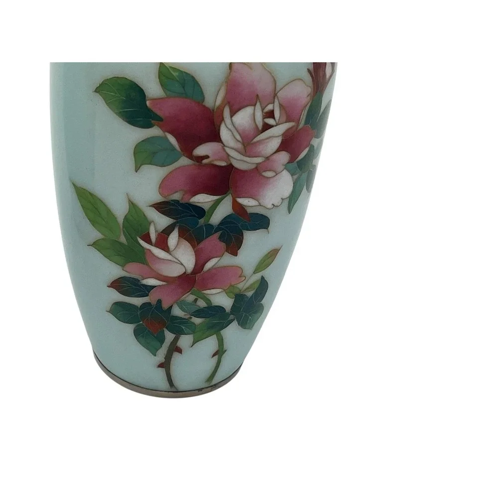 Vintage Sato Cloisonné Pair of 7